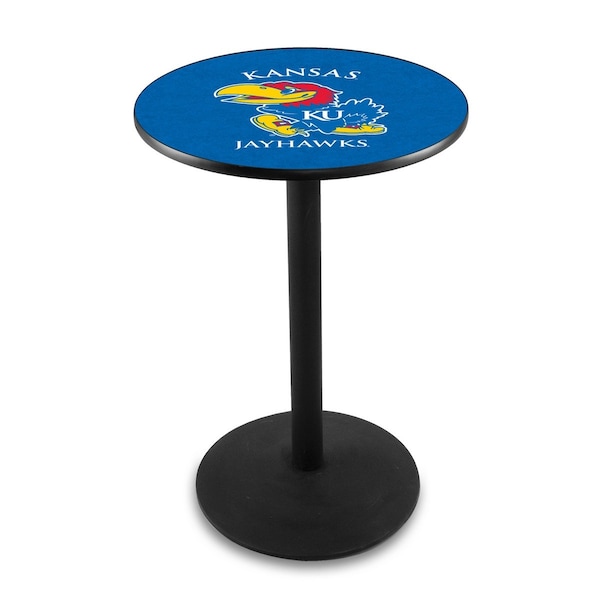 42" Blk Wrinkle Kansas Pub Table